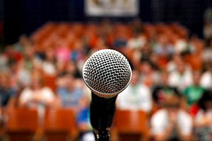 public speaking microphone
