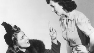 two women having a difficult conversation